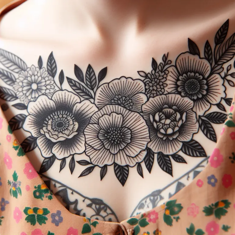 Тату на декольте: Искусство, Символизм и Современные Тренды